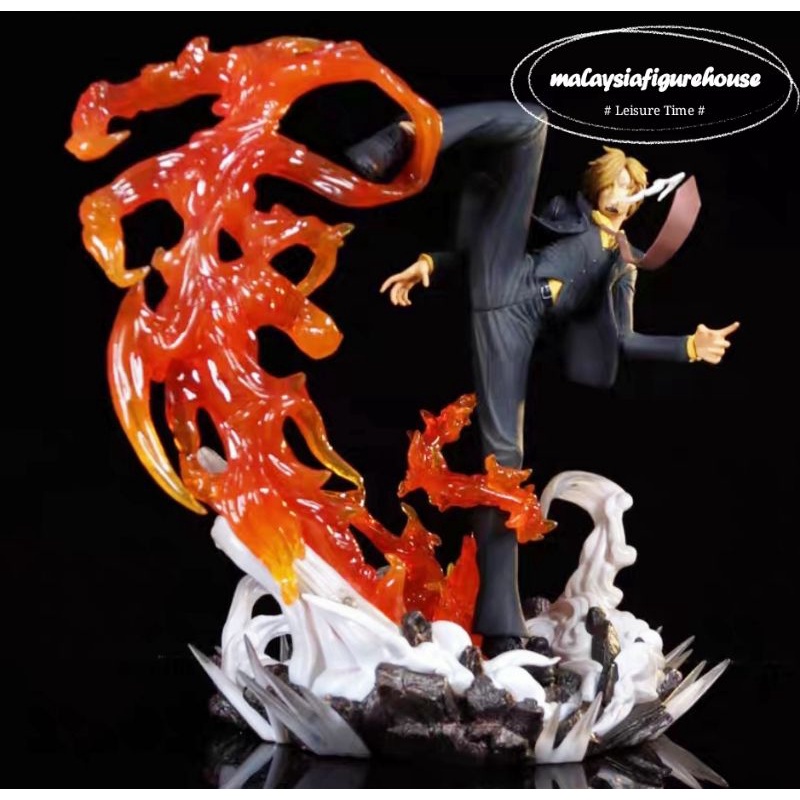🔥READY STOCK🔥35CM ONE PIECE HUNTER FAN VINSMOKE SANJI DEVIL KICK COPY ...