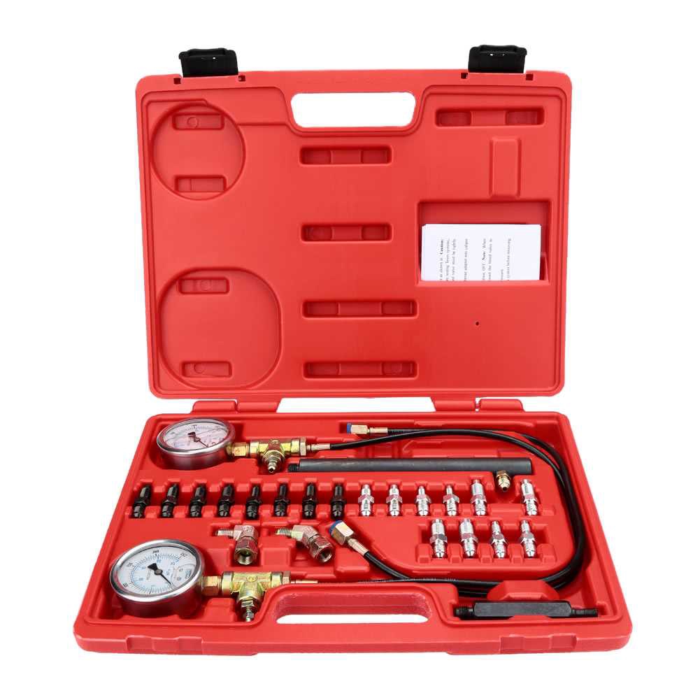 Brake Pressure Tester ABS Braking System Testing Gauge Kit Garage Test