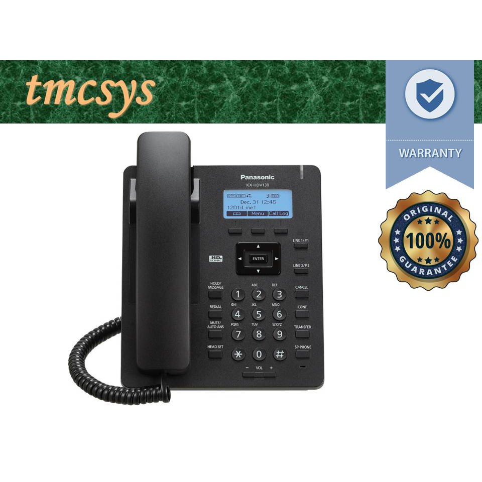 Panasonic KX-HDV130 SIP Phone (HDV Series) [For PABX System] | Shopee  Malaysia