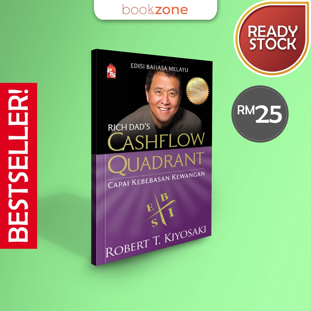 [ 100% Original PTS ] Rich Dad’s Cashflow Quadrant Bahasa Melayu Robert ...