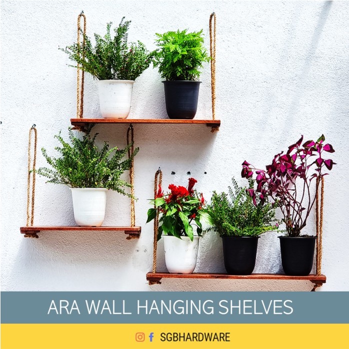 Wall Hanging Shelf / Shelf Rack Wall / Rak Buku / Rak Dinding Gantung ...