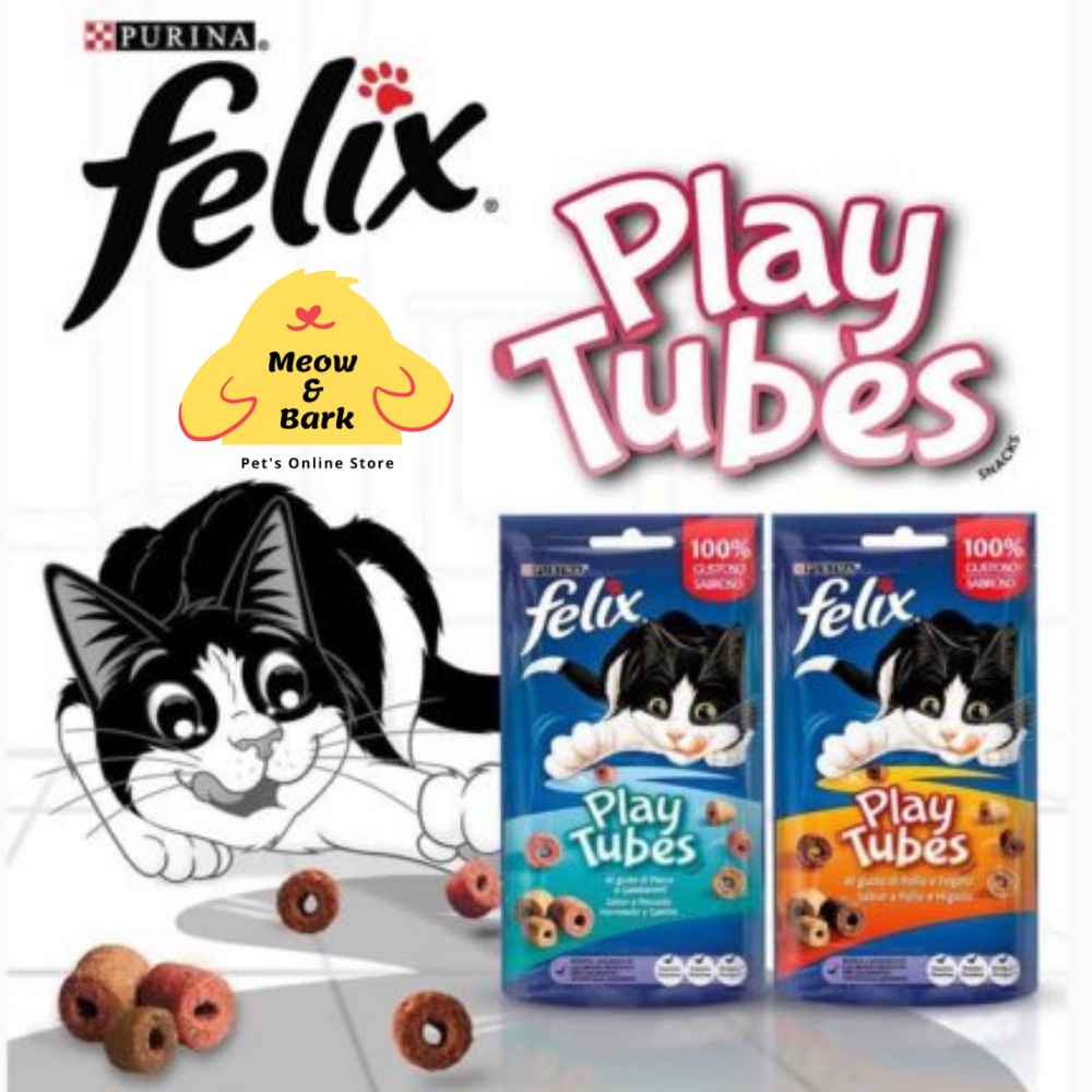 FELIX Play Tubes (1 x 50g) CAT TREATS CAT SNACKS Shopee Malaysia