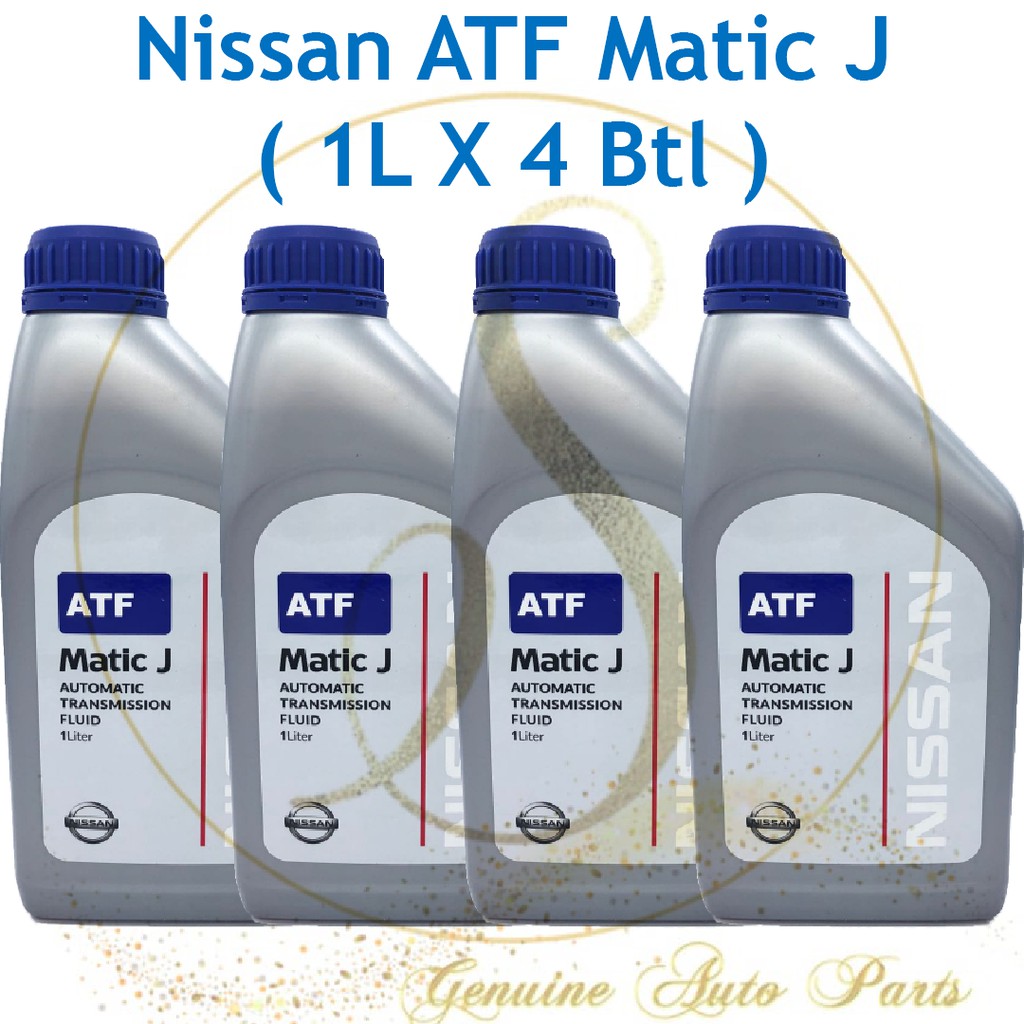 (100 Original) 1 SET FOR 4 BOTOL Nissan Auto Transmission Fluid Matic