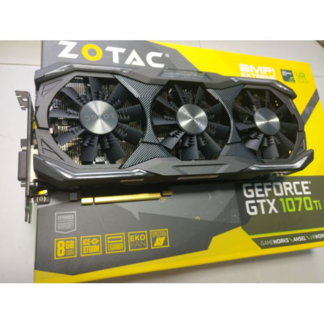 ZOTAC AMP EXTREME GTX 1070 TI 8GB Shopee Malaysia