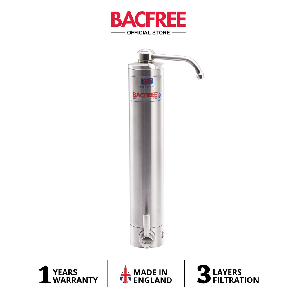 BACFREE BS3 Stainless Steel 304 Sink Top Mounting Design Water Filter Water Purifiers