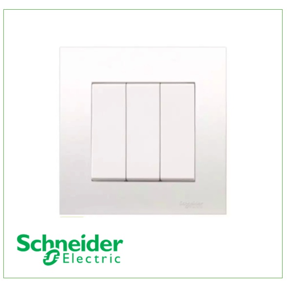 Schneider Vivace KB33 16AX 250V 3 Gang 2 Way switch | Shopee Malaysia