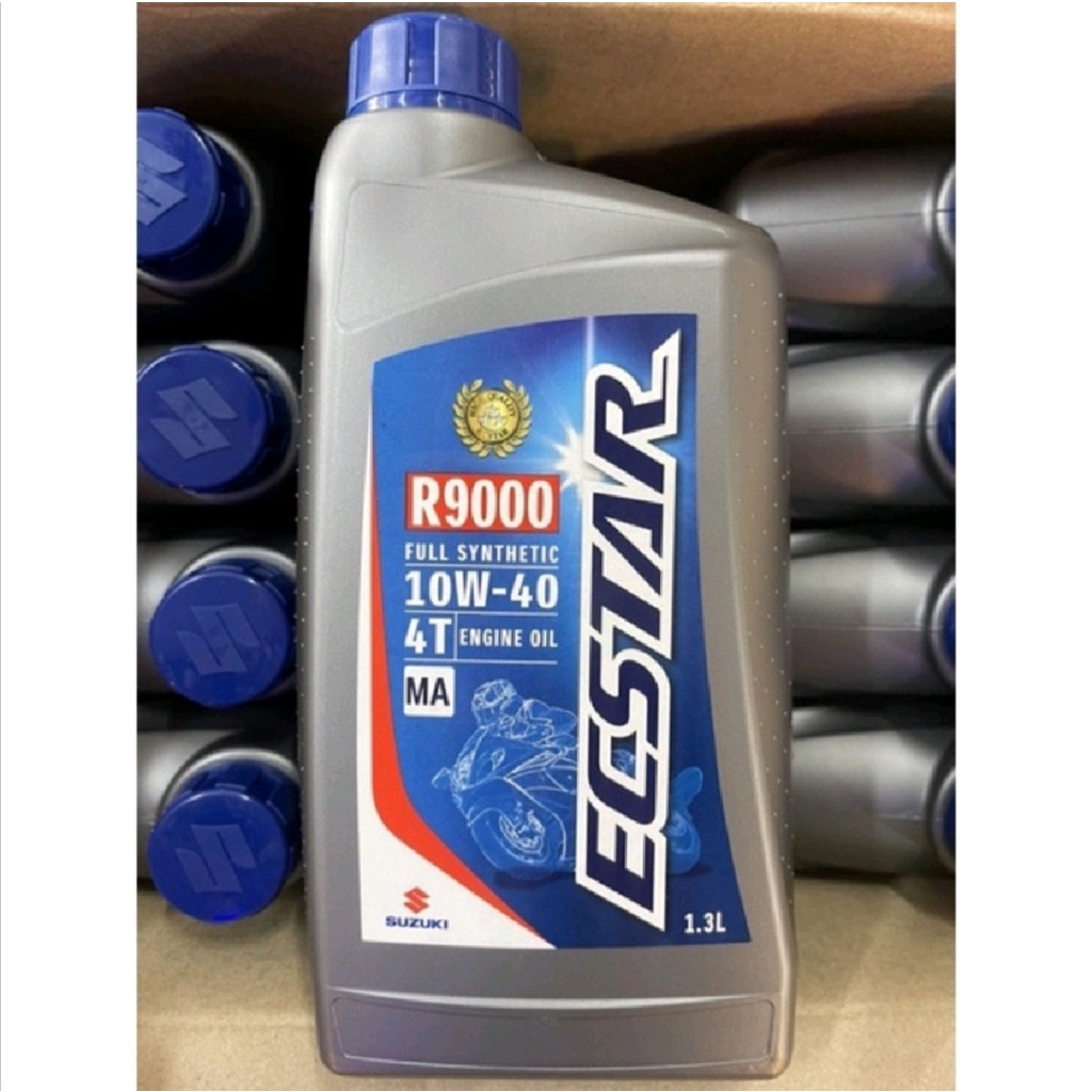 Suzuki OEM Ecstar R9000 Full Synthetic Engine Oil 10W40 – 1 Gallon, 990A0-01E40-01G