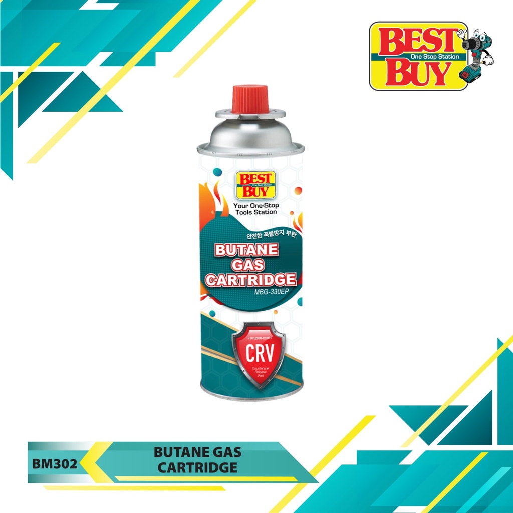 BESTBUY Butane gas cartridge BM302 (BBG330EP) Shopee Malaysia