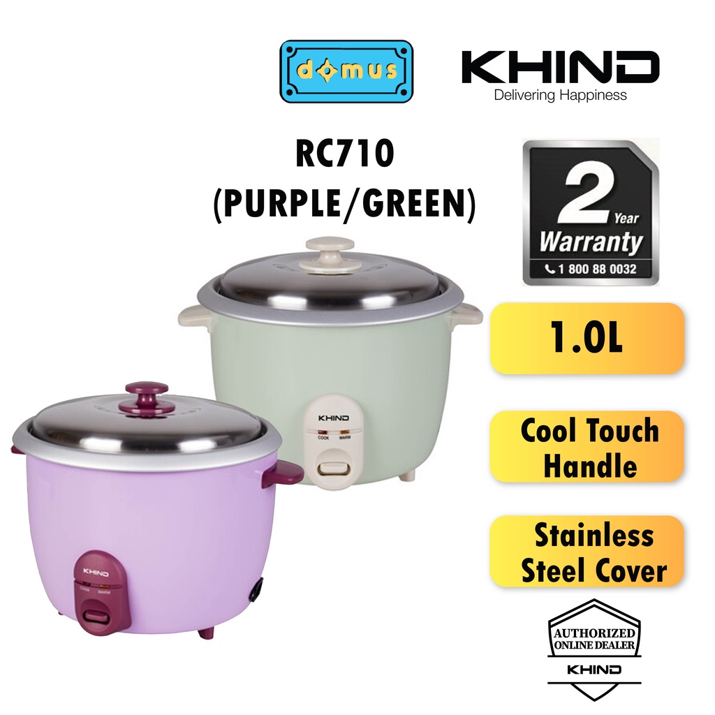 Khind Rice Cooker (1.0L) RC710 Shopee Malaysia