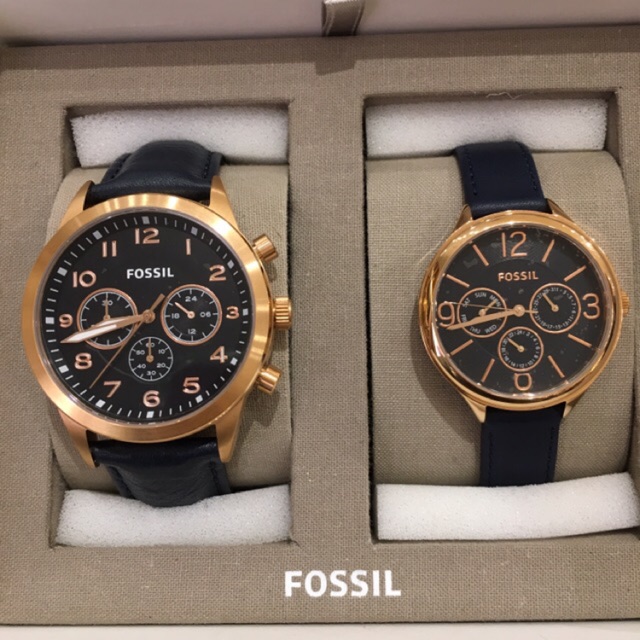 Fossil watch pair on sale