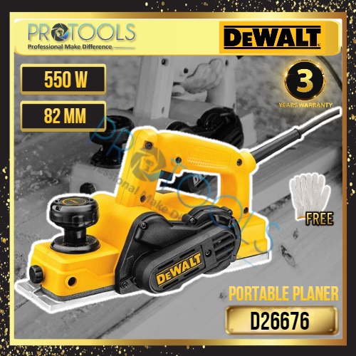 DEWALT D26676 PORTABLE PLANER 550W | Shopee Malaysia
