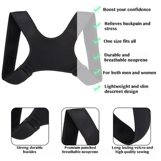 [Value Choice]Adjustable Back, Shoulder and Spine Posture Corrector ...