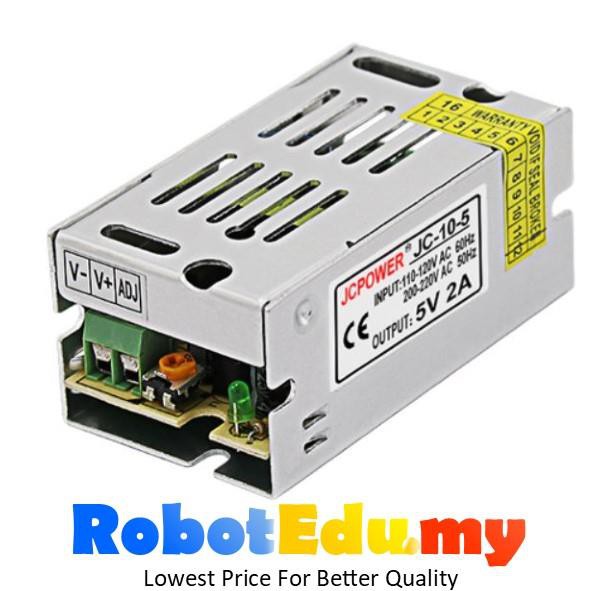[PSU]240V AC to DC 10W 5V 2A CCTV Alarm LED Strip Switching Power Supply Adapter Transformer JC-10-5 S-10-5