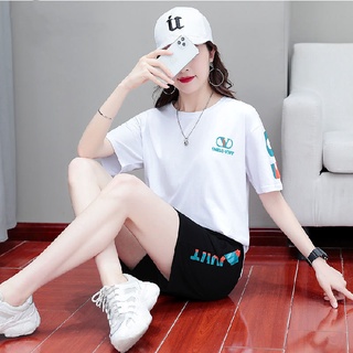 Tracksuit Jumpsuit Suit Set Women 2Pcs/Set Sports Korean Fashion