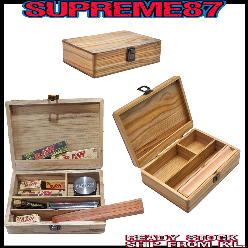 Stash Box  Classic Wood Box (RAW)