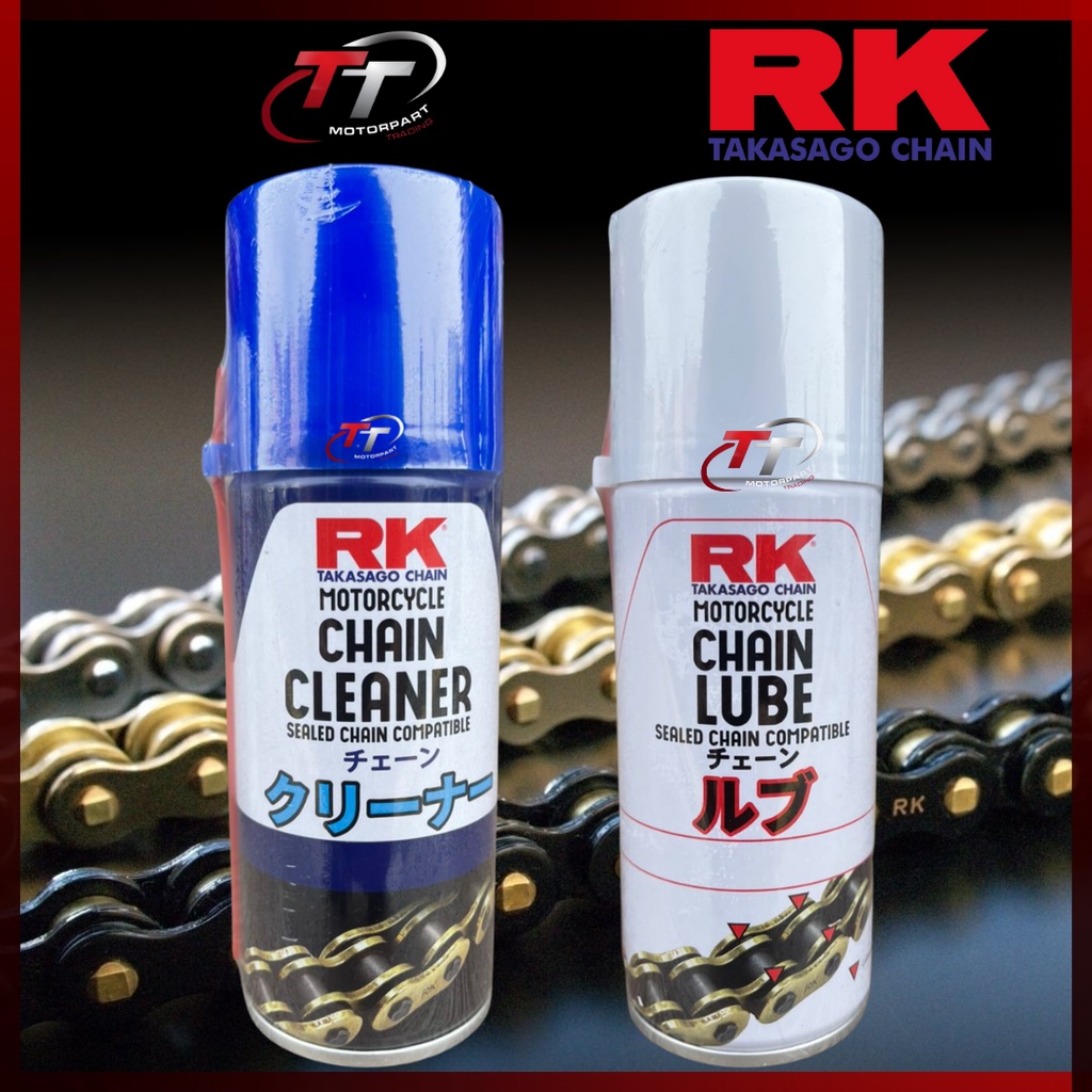 100 ORIGINAL RK TAKASAGO CHAINLUBE CHAIN LUBE CLEANER SPRAY MINYAK