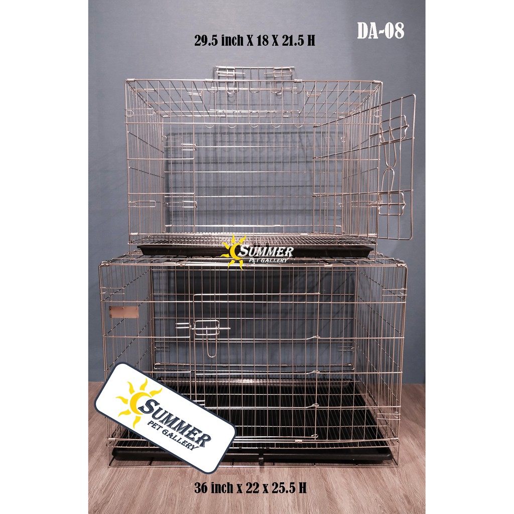 Dog Cages High Quality Stainless Steel Shopee Malaysia