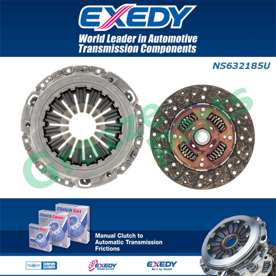 Exedy Daikin (Heavy Duty) Clutch Kit Set NS632185U for Nissan Frontier D22 Navara 5 Speed 9 13