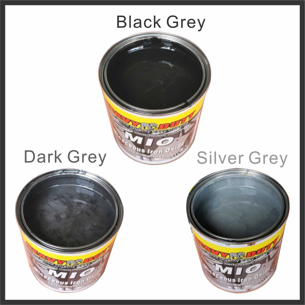 5L ( 5 LITER ) MIO ( HEAVY DUTY ) MICACEOUS IRON OXIDE FOR METAL MATT ...
