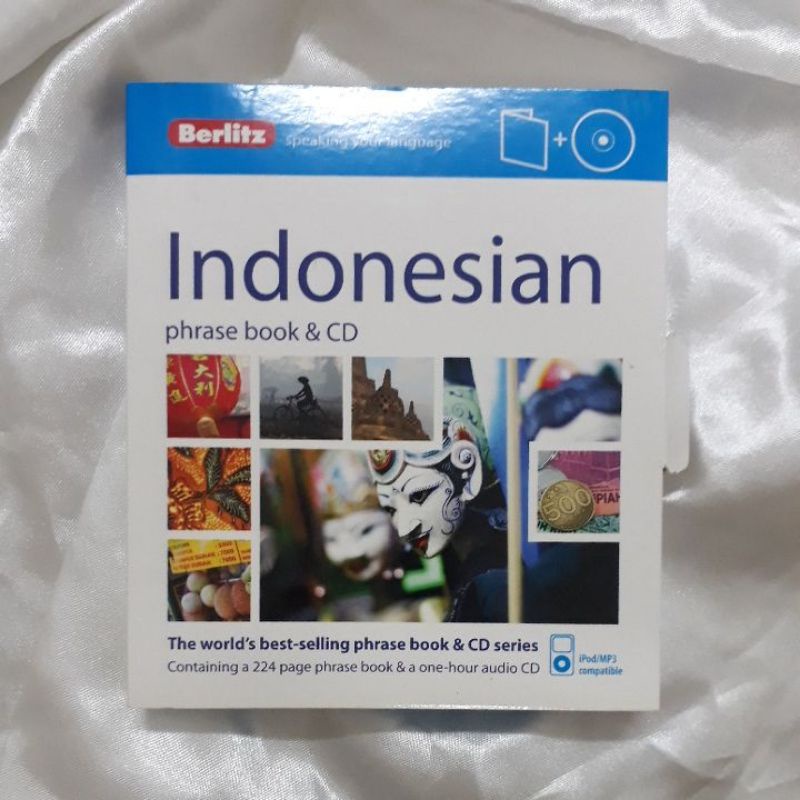 (Preloved) Berlitz Indonesian Phrase Book & CD Set | Shopee Malaysia