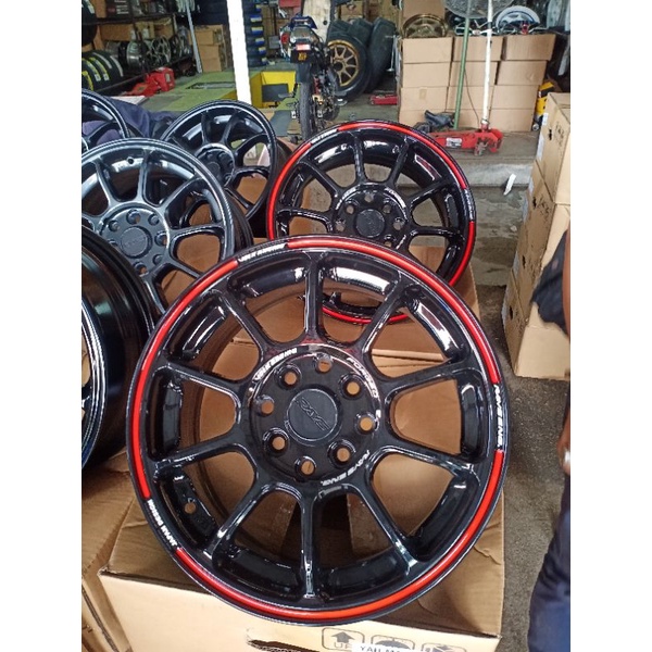 rim ze40 14x6jj 4x100 4x114 kancil viva kenari kelisa | Shopee Malaysia