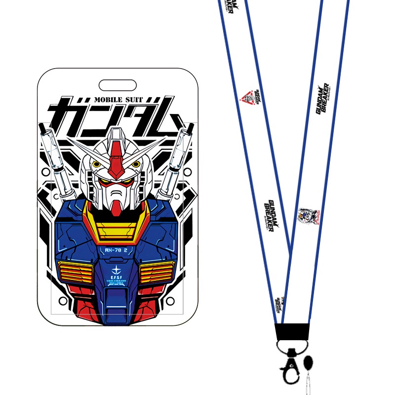 Cartoon gundam id card cover work name card holders business work card
