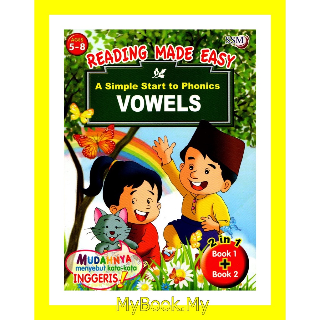 MyB Buku : Reading Made Easy - A Simple Start To Phonics VOWELS ...