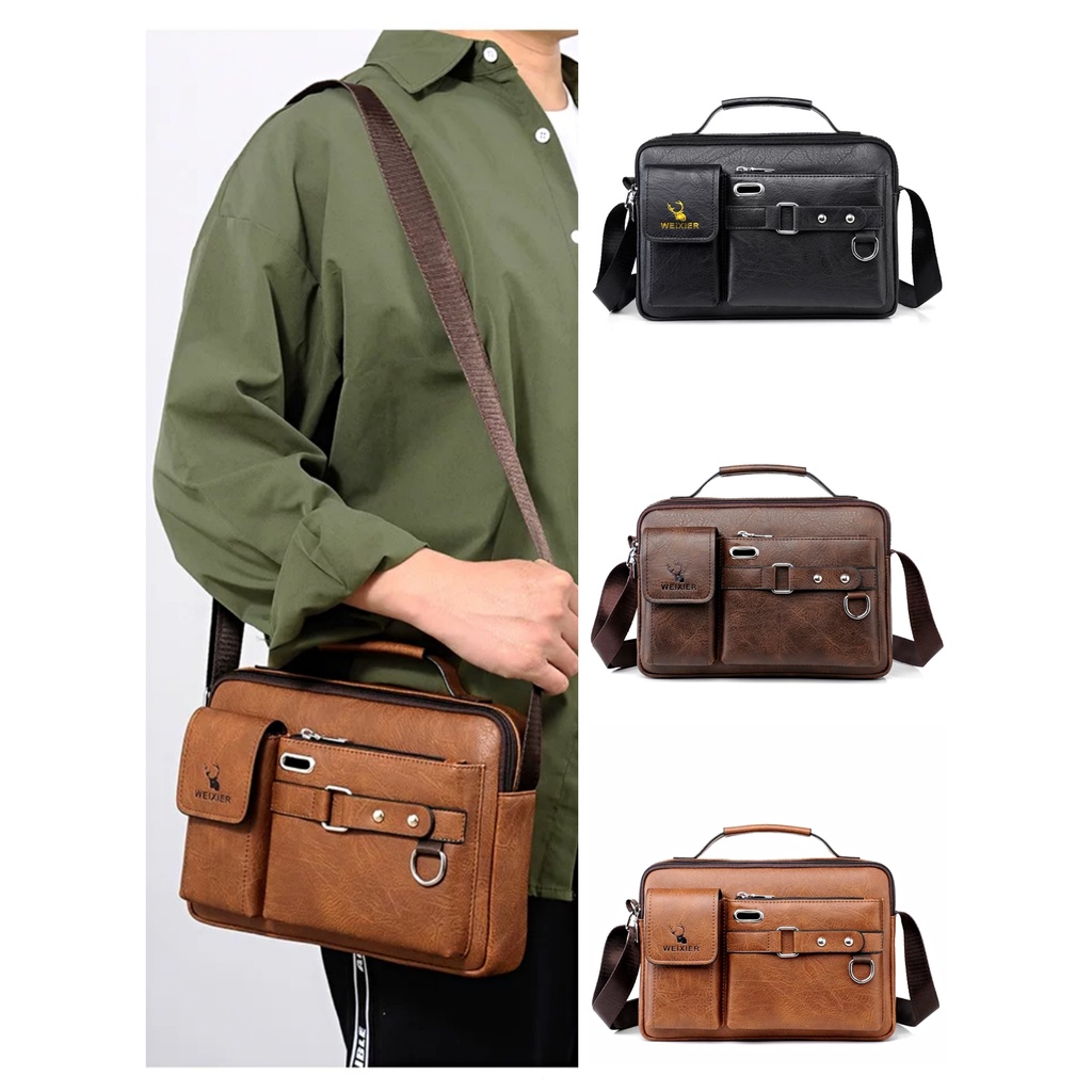 AA) High Quality Large Volume Weixier Synthetic Waterproof Leather bag ...