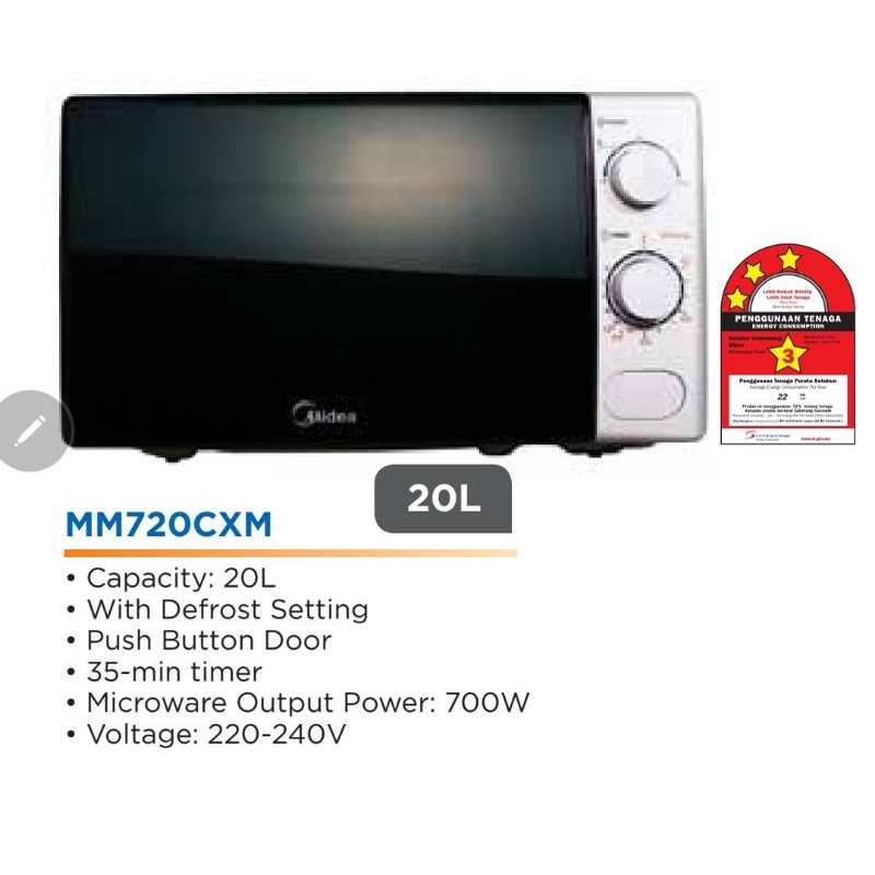 MM720CXM Microwave Oven Media | Shopee Malaysia