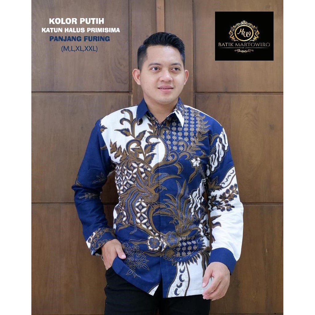 KEMEJA Kolor PUTIH Men's batik Shirt Long Sleeve Latest ORIGINAL Short ...