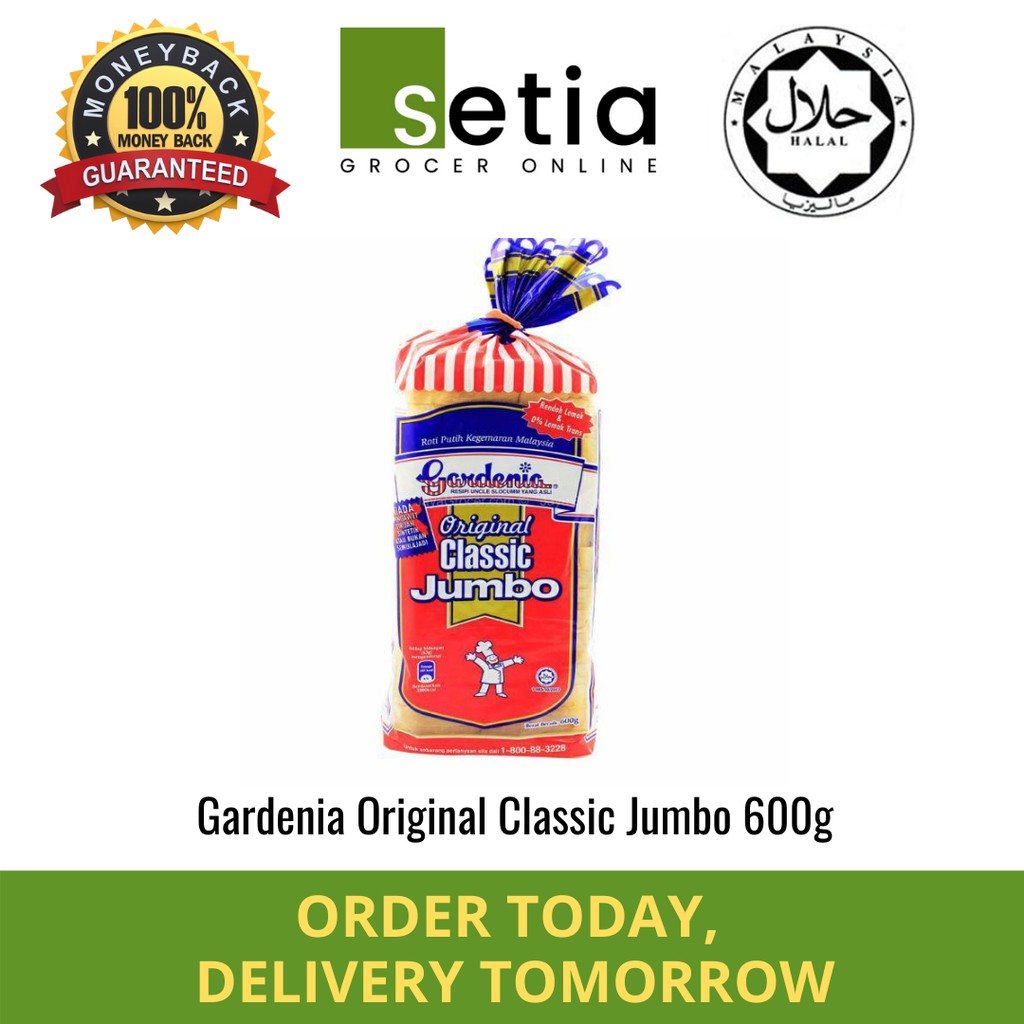 Gardenia Original Classic Jumbo 600g Shopee Malaysia