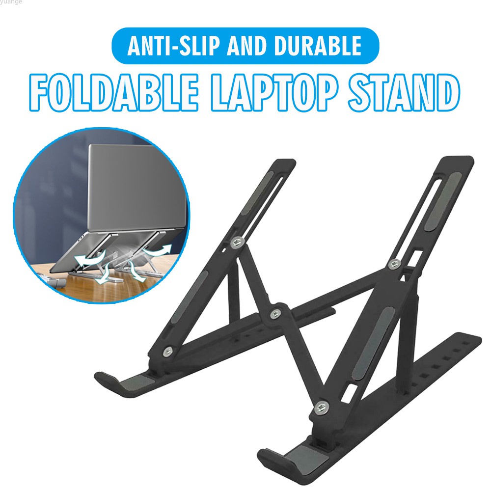 Universal Adjustable Foldable Laptop Stand Notebook Desk Riser Tablet ...