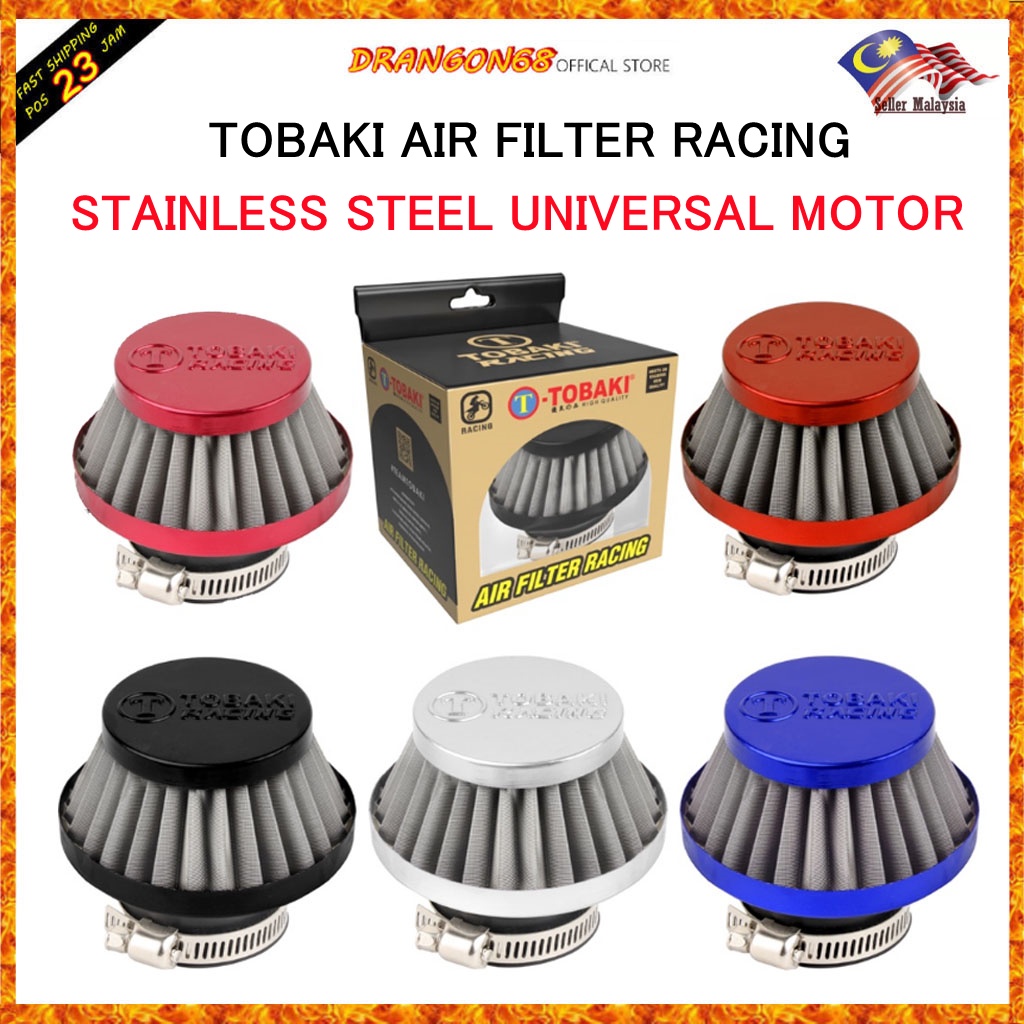 TOBAKI AIR FILTER RACING 35MM/38MM/42MM/46MM/52MM NAPIS RACING K&N
