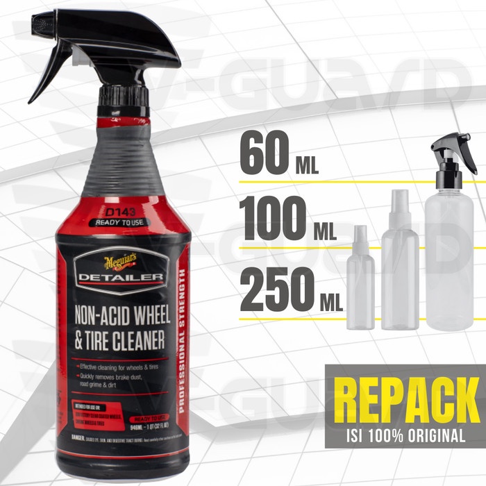 Meguiars D143 Non Acid Wheel & Tire Cleaner Ready to Use Shopee Malaysia
