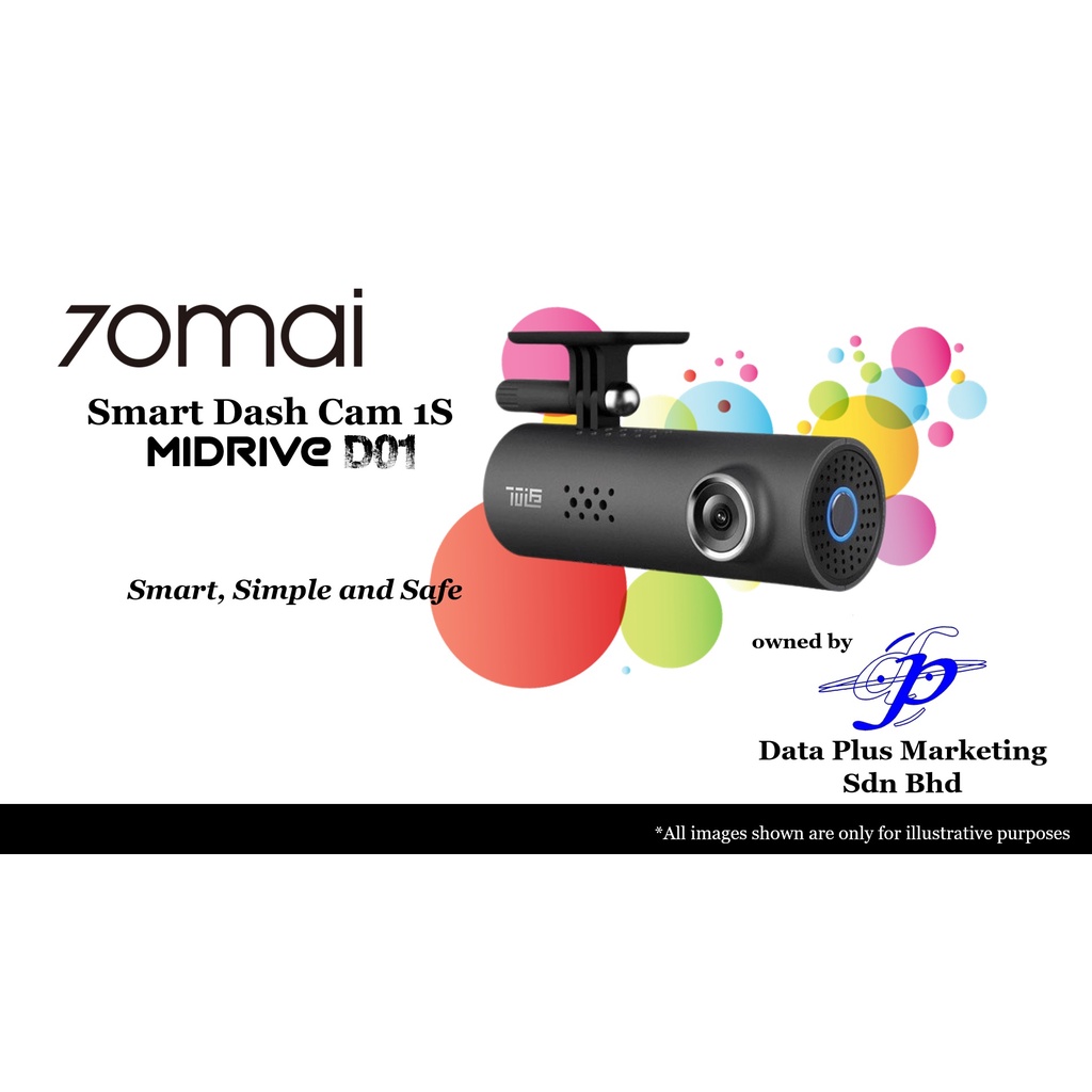 70mai Smart Dash Cam 1S : Midrive D01 | Shopee Malaysia