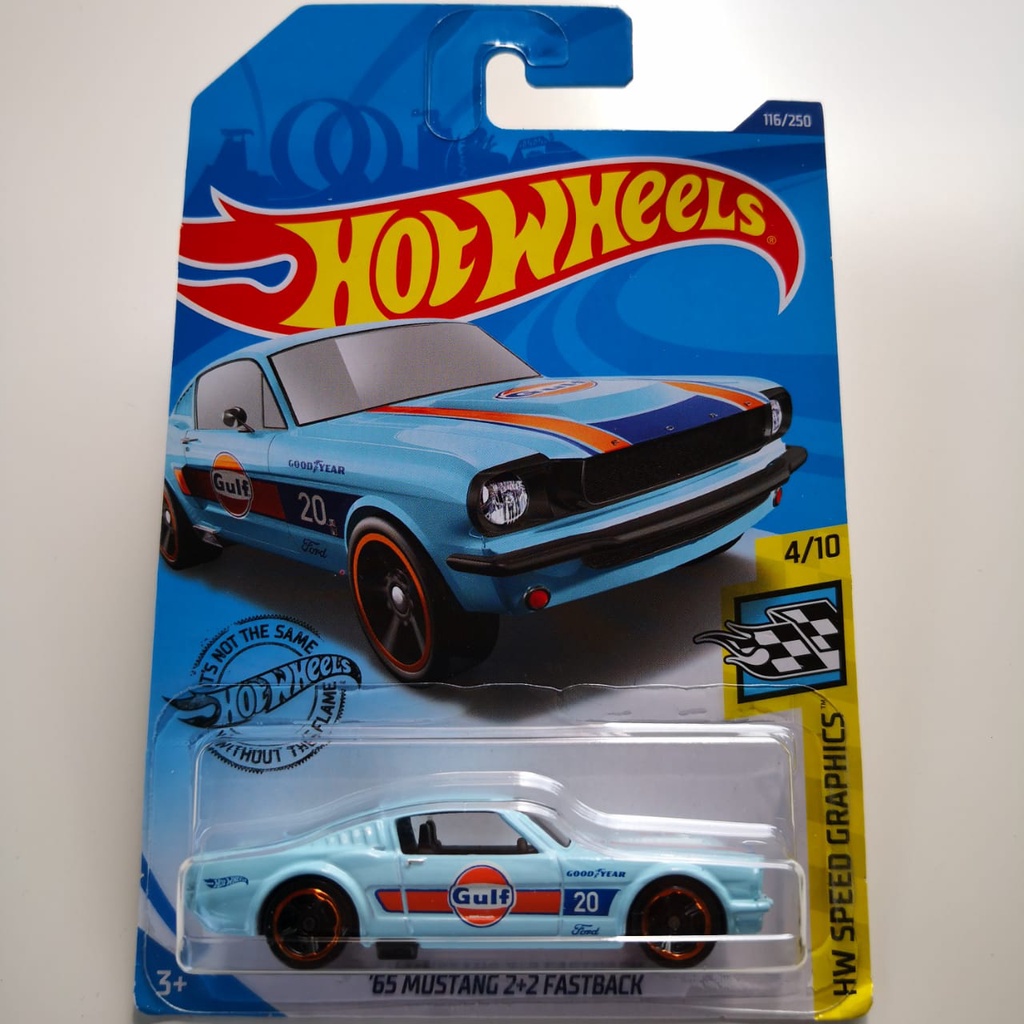 Hot Wheels '65 Mustang 2+2 Fastback (GULF) | Shopee Malaysia