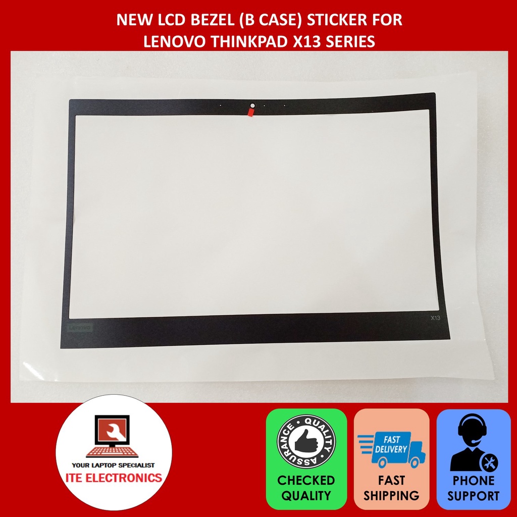 NEW LENOVO THINKPAD X13 SERIES LCD BEZEL B CASE STICKER | Shopee Malaysia