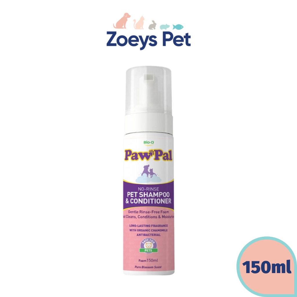 Pawpal No-Rinse Pet Shampoo & Conditioner Foam 150ml | Shopee Malaysia