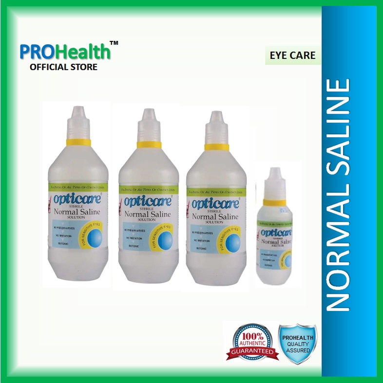 Opticare Sterile Normal Saline Solution For Contact Lens EXPIRY 06/2027 Shopee Malaysia