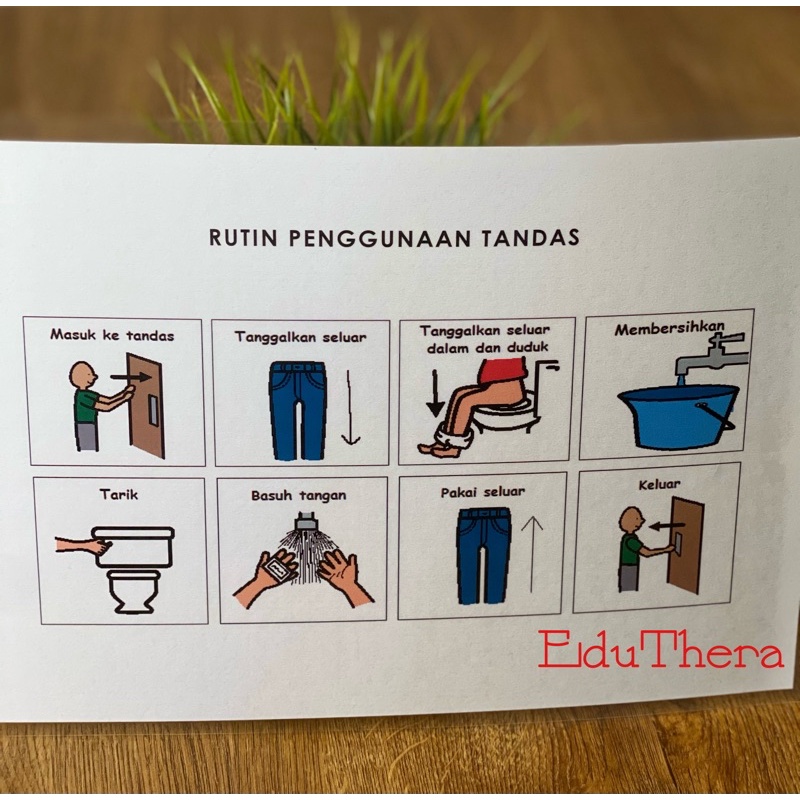 Toilet Training Potty Training Card Autism Occupational Therapy Toy