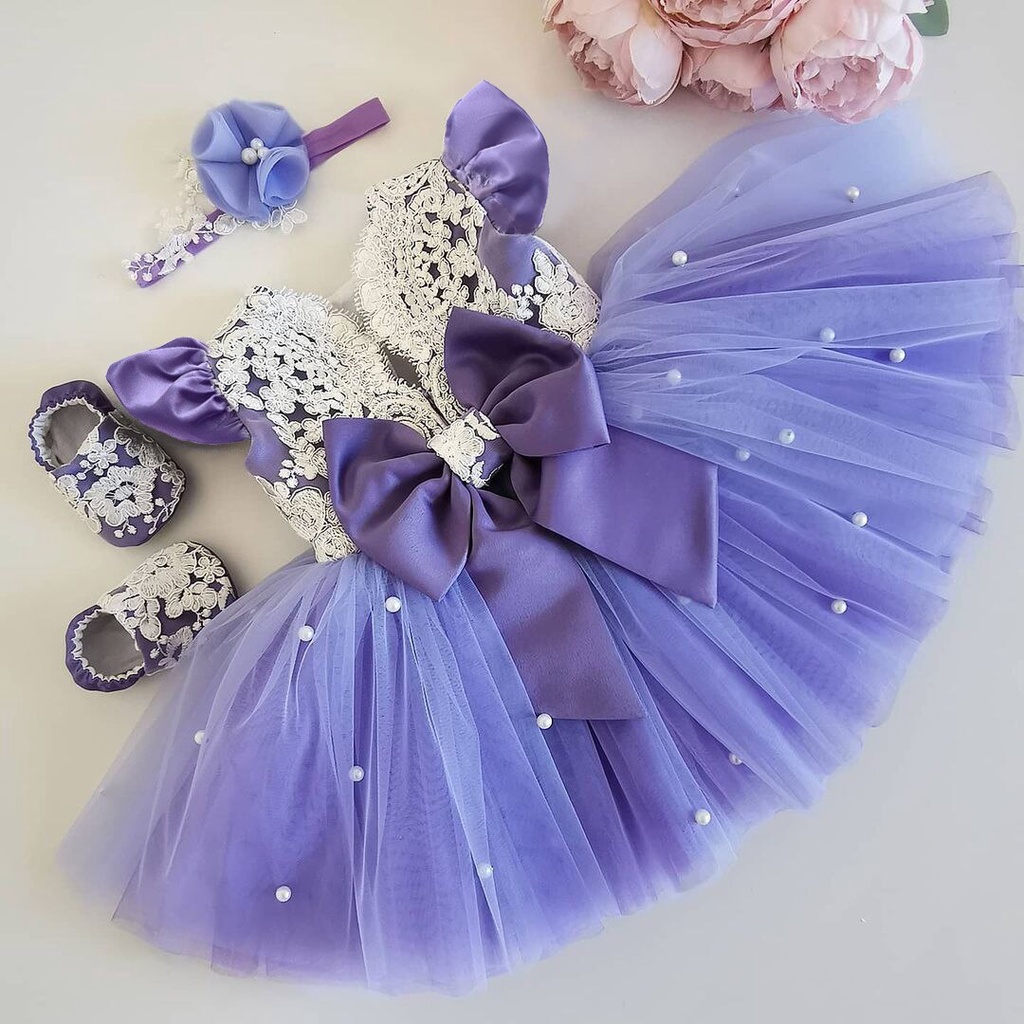 WFRV Princess Dress For Baby Girls Birthday Party Flower Girls Wedding ...