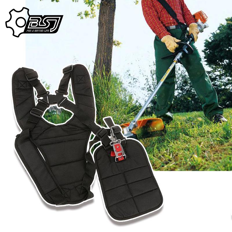 1pc Universal Strimmer Double Shoulder Harness Strap For Brush Cutter