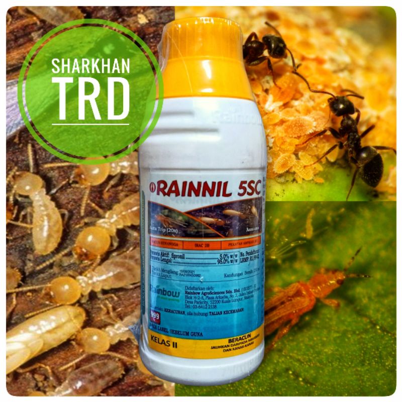 Botol 250ml RAINNIL 5SC Rainbow Racun Serangga Fipronil 5% Insecticide ...