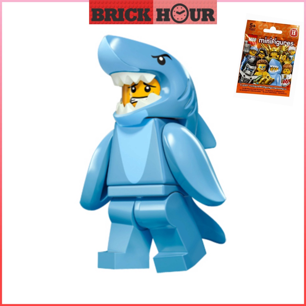 71011 13 LEGO Minifigure Series 15 Shark Suit Guy (MISP) Shopee