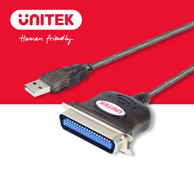 UNITEK USB To CN36-1284 Parallel Port Printer Transmission Cable (Y-120 ...