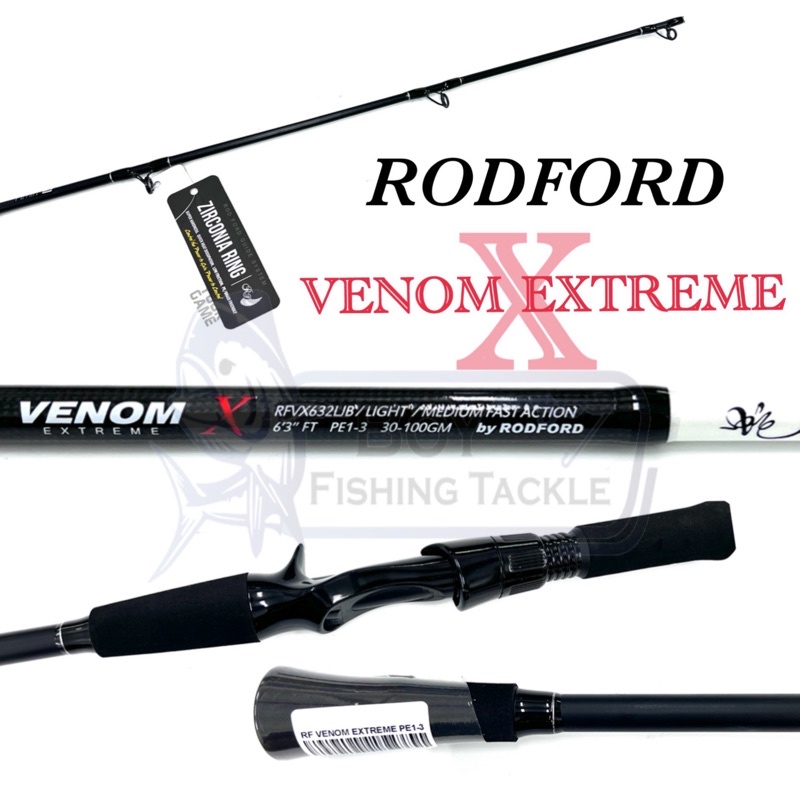 RODFORD VENOM EXTREME X ROD JIGGING ROD | Shopee Malaysia