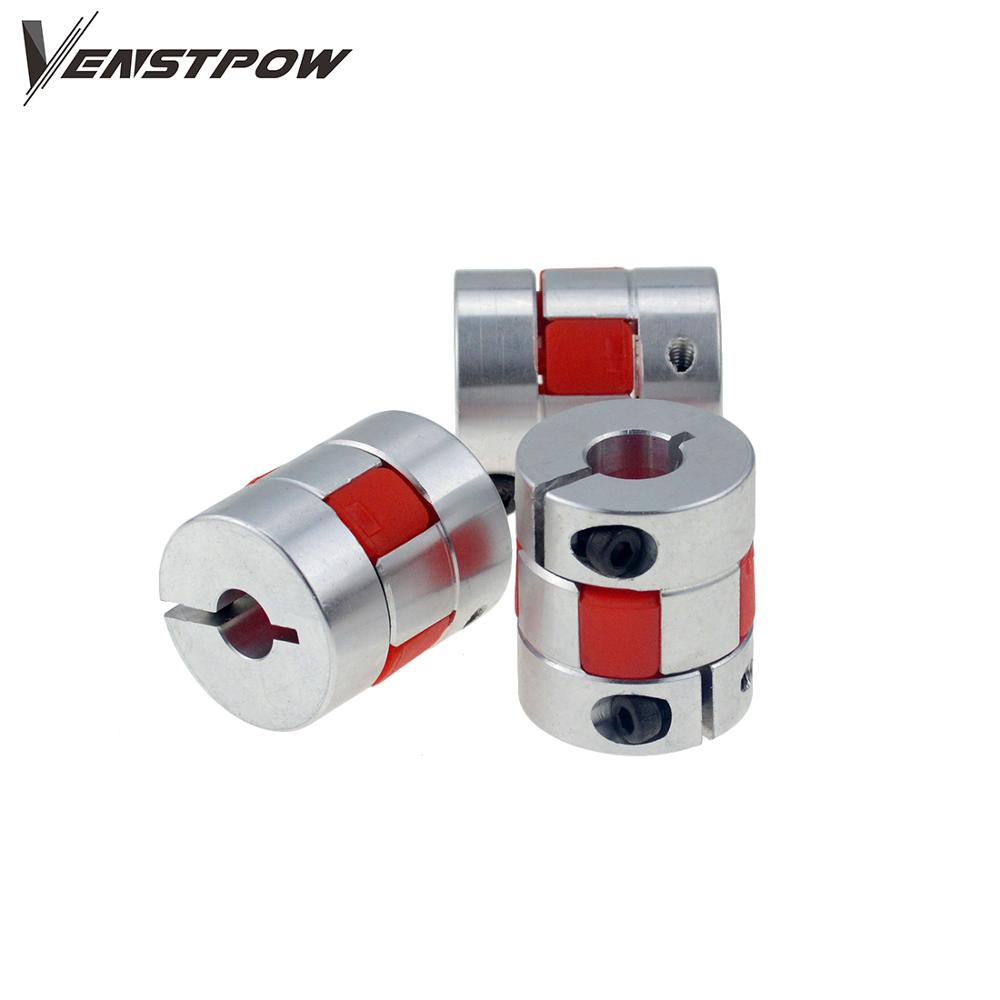 1pc D30L42 series Flexible plum clamp coupler OD 30mm L 42mm shaft size