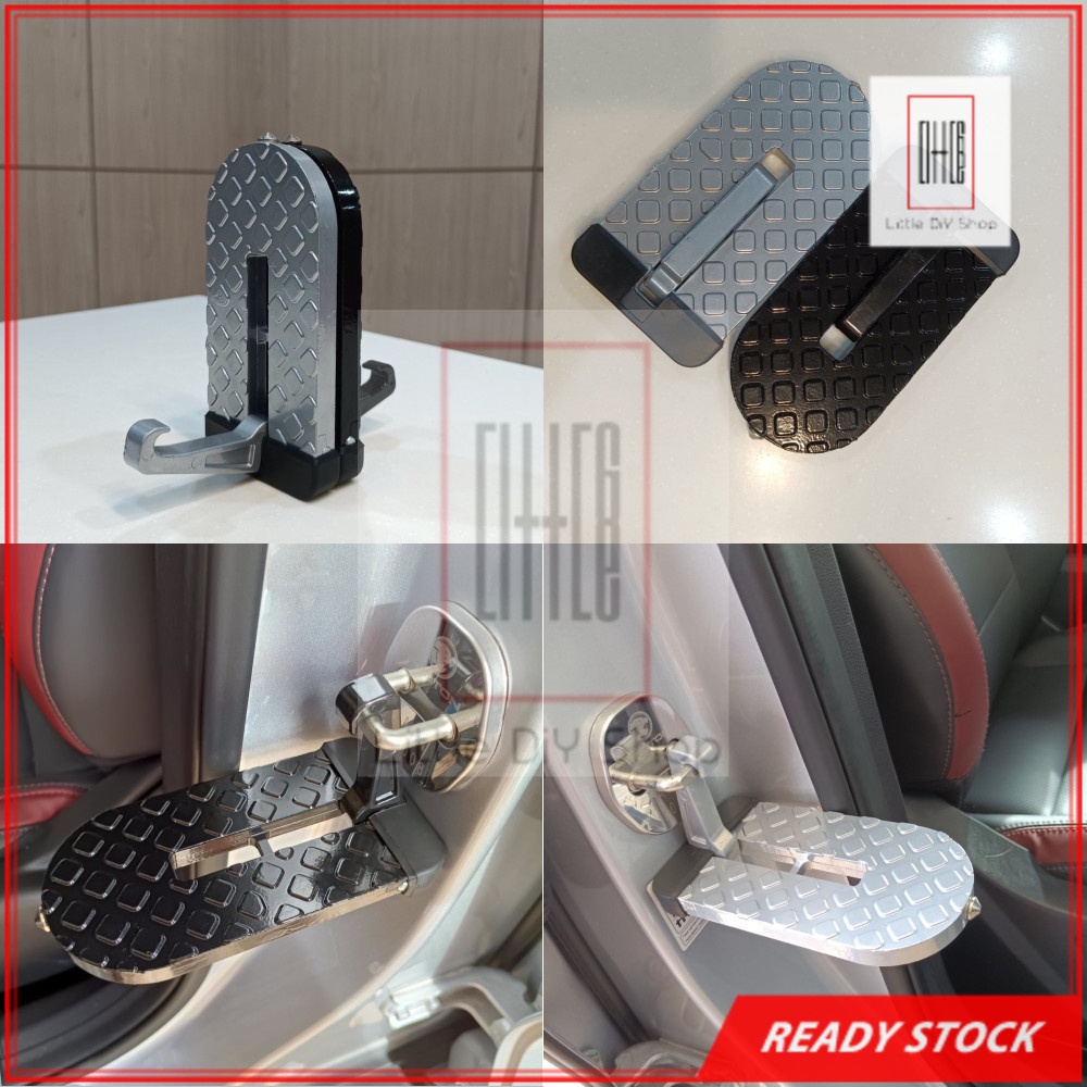 Car Multi-Functional Latch Door Step, Glass Breaker Safety Hammer, Easy ...