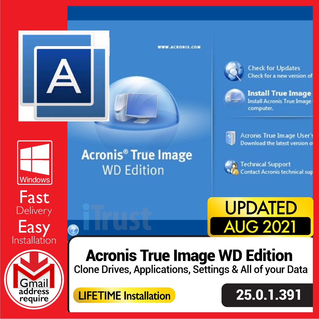 acronis true image wd edition clone