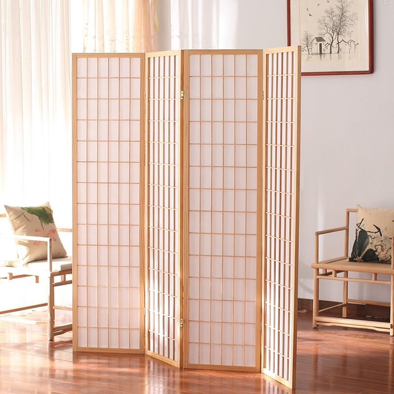 Japanese-style Screen Partition Porch Folding Mobile Living Room Simple ...